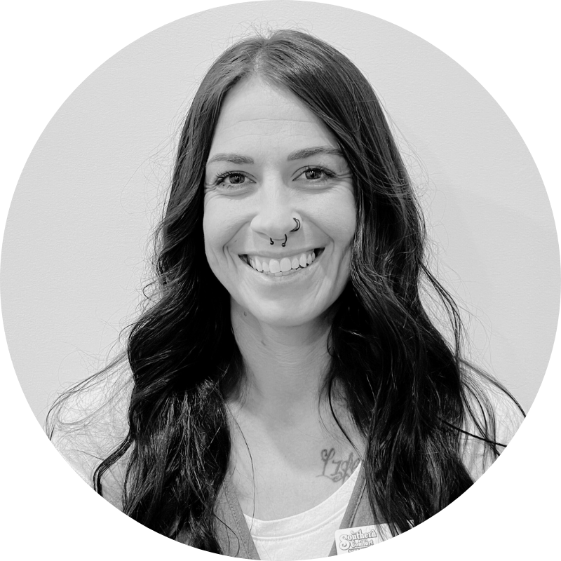 Staff member Amanda Henderson